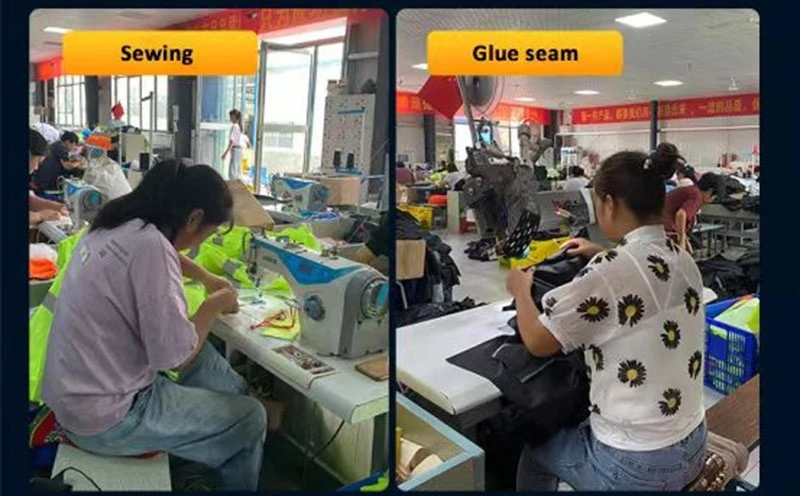 Outdoor Reflective Raincoat factory